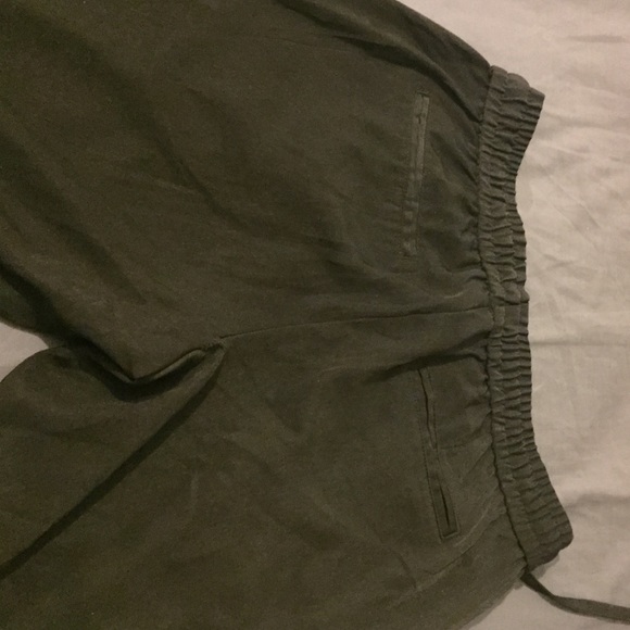 Dark green peg leg trousers - Picture 3 of 4