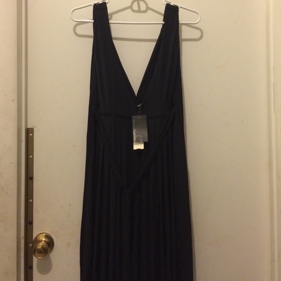 Black cocktail dress