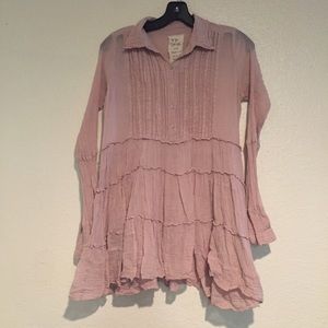 Free People One Romantic Blouse