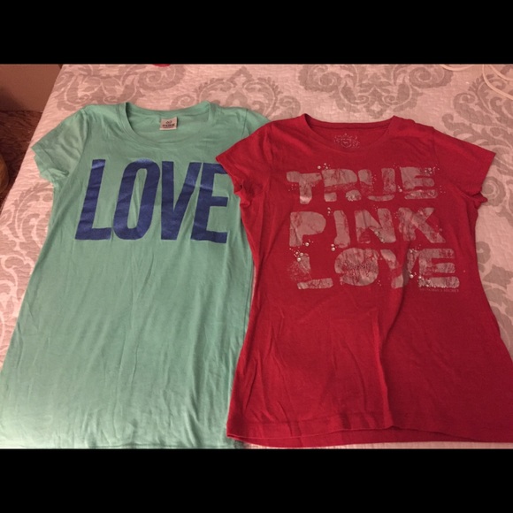 ⚡️Flash sale⚡️2 Victoria's Secret Pink Tops size-M - Picture 2 of 4