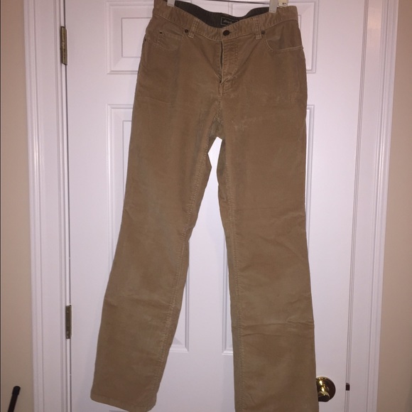 Eddie Bauer boot cut cords.