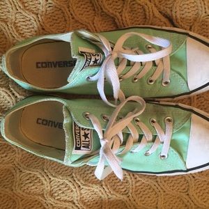 Sea foam Green Converse All-Stars