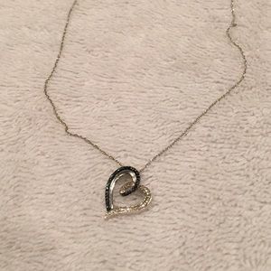 Kay jewelers diamond heart necklace