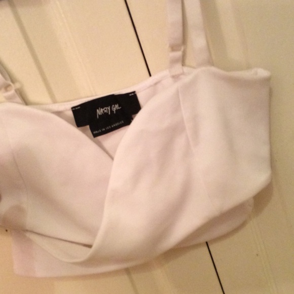 SOLD❤️️NastyGal wrap top - Picture 2 of 4