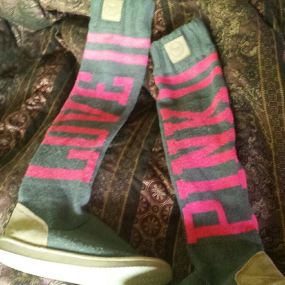 VS Pink Slipper boots!