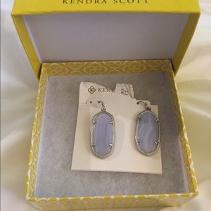 NEVER WORN lavender Kendra Scott earrings
