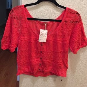 Free people sheer top