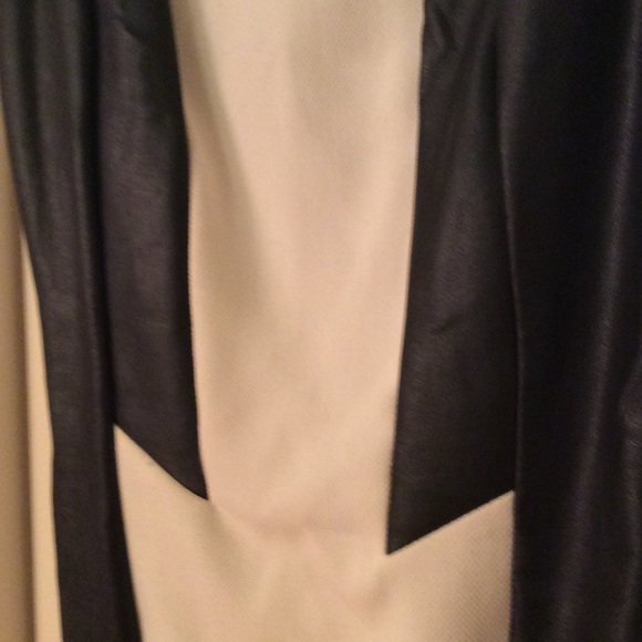 SOLD H&M black leather mini dress - Picture 3 of 4