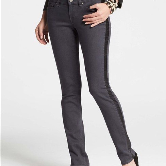 Ann Taylor slim jeans tuxedo blue wash size 2 - Picture 1 of 2