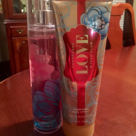 Reserved bath and body lotion and body spray