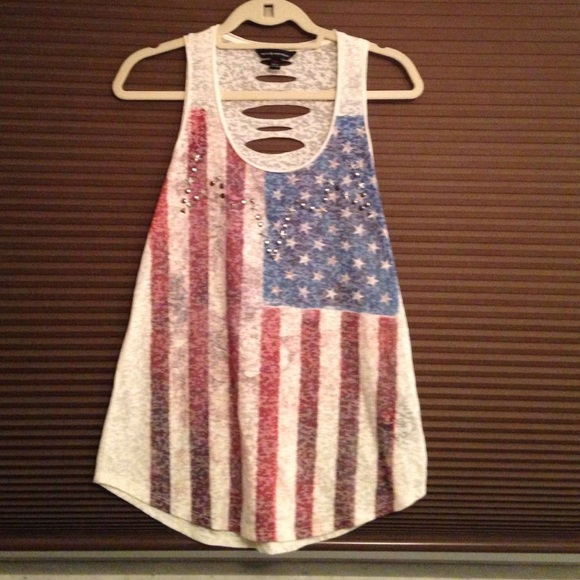 American Flag tank