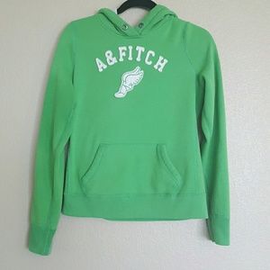 Abercrombie and Fitch Green Hoodie sz Large