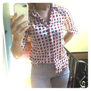 Kate Spade ♠️ NY 🇺🇸 patterned button up