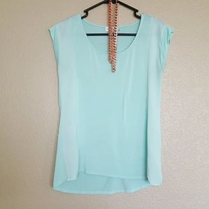 Calvin Klein Mint Paneled Shirt sz Medium