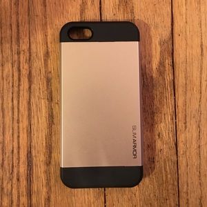 Silver Slim Armor iPhone 5/5s Case