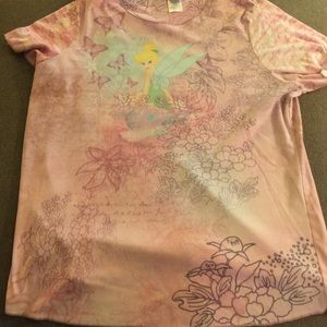 Disney Store 3x Tinker Bell short sleeve top