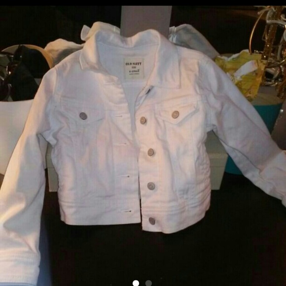 white denim jacket kids