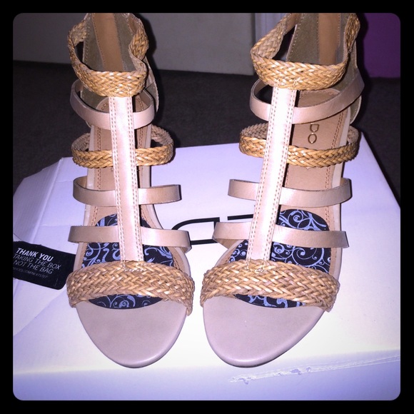ALDO slight heeled gladiator sandals