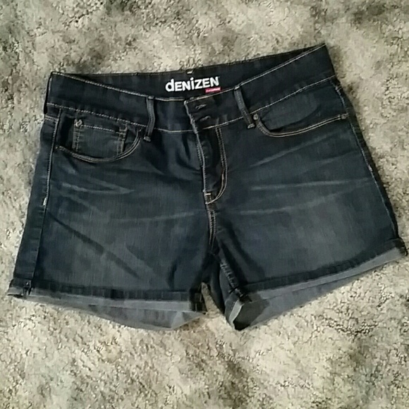 Denizen From Levis Dark Wash Shorts