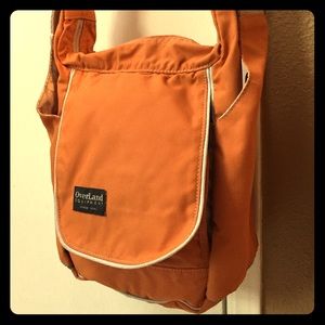 Overland equipment- orange shoulder bag