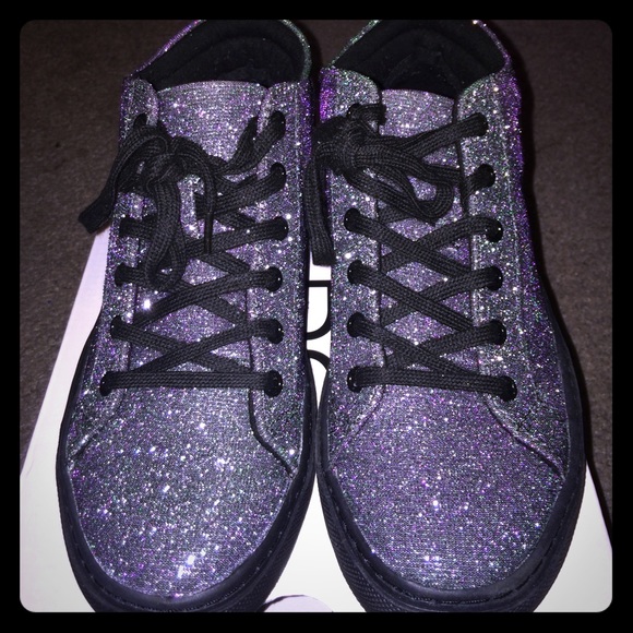 ALDO glitter multi color sneakers