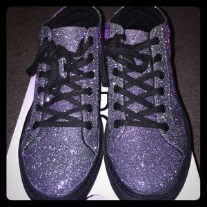 ALDO glitter multi color sneakers