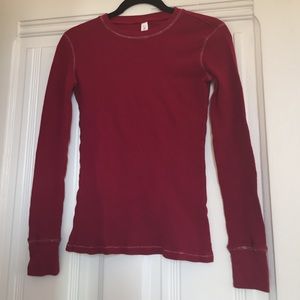 Gap body red thermal top ❤️
