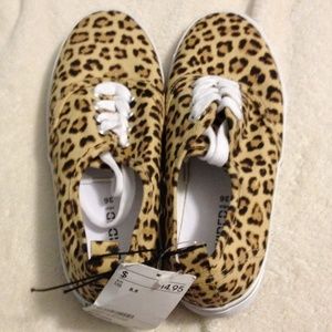 H&M Leopard Print Sneakers Size 5.5 NWT