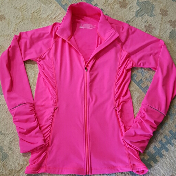 Victoria's Secret Jackets & Blazers - Victoria's Secret VSX Pink Fitness Yoga Jacket L