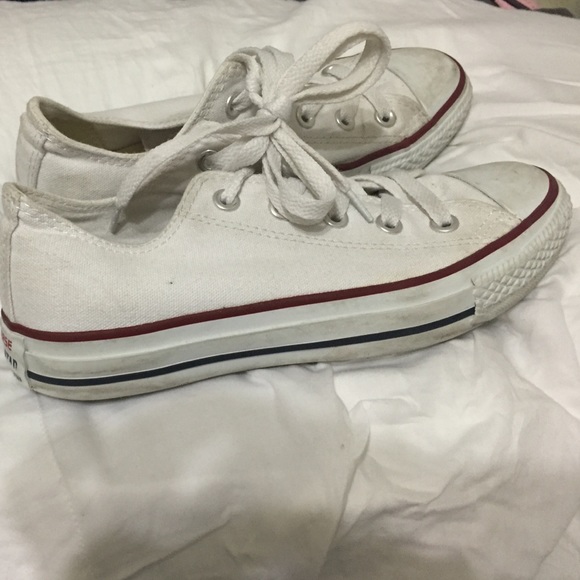 White size 4 converse
