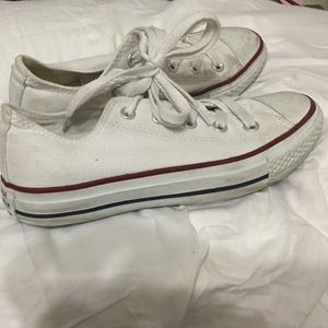 White size 4 converse