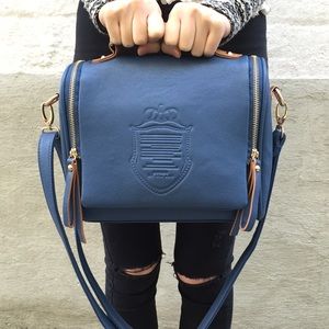 PU leather shoulder/cross body/top handle bag