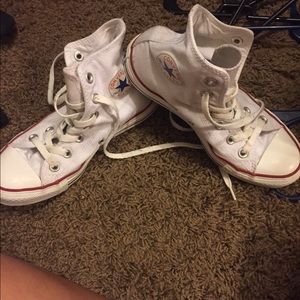 Chuck Taylor white high tops