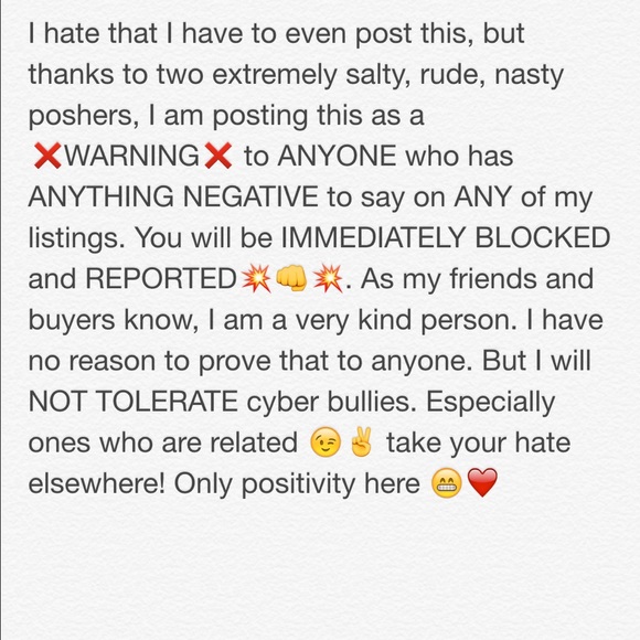 💥👊💥 ZERO TOLERANCE POLICY 💥👊💥⬇️READ BELOW⬇️