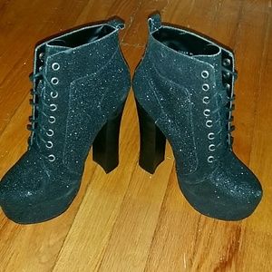 Platform Sparkle Boots