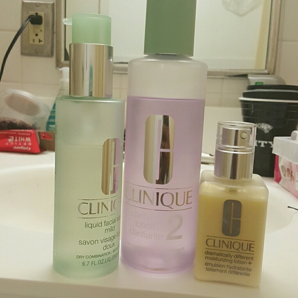 Clinique 3 Step Facial Products
