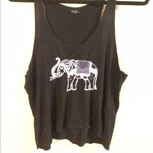 Elephant crop top