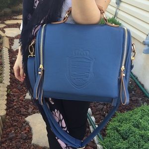 PU leather shoulder/cross body/top handle bag