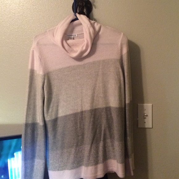 Small striped purple sweater