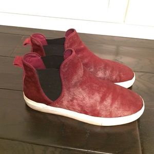 Zara hair calf high tops