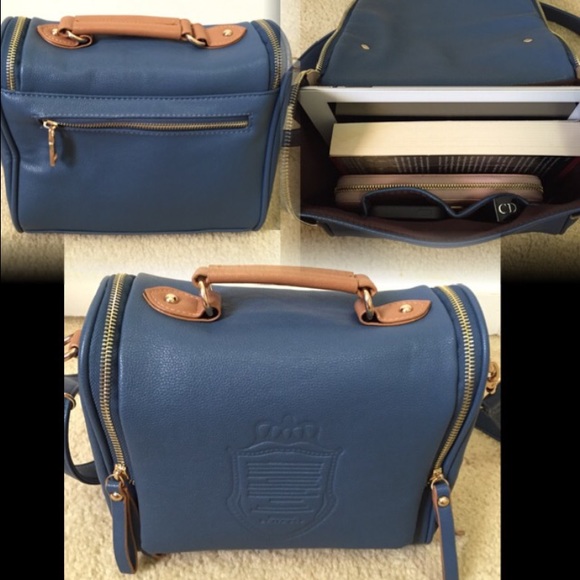 PU leather shoulder/cross body/top handle bag - Picture 4 of 4