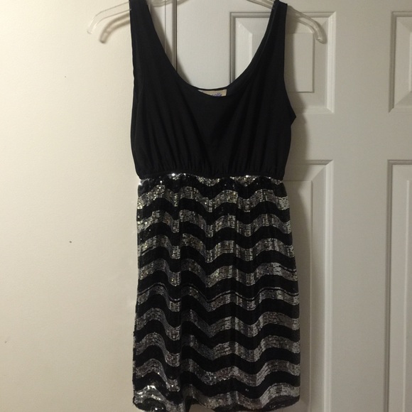 Little black dress.
