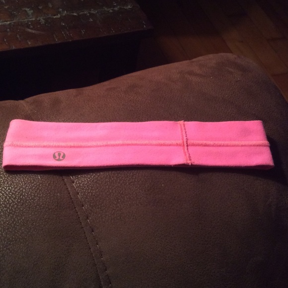 Lululemon Fly Away Tamer Headband~ Zing Pink Solid