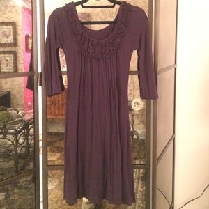 Anthropologie by Bailey 44 deep plum dress