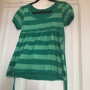 🍀wet seal (ties in back) striped top🍀