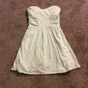 VS White Strapless Bra Top Dress SMALL