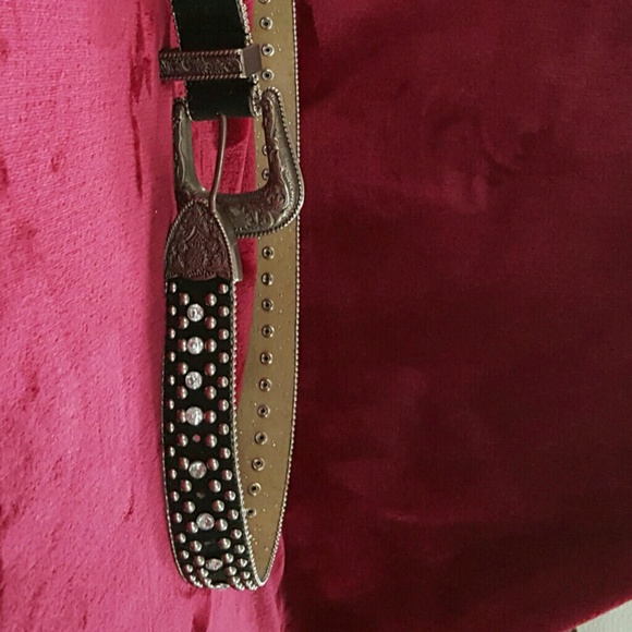 Guess Studded Buckle Belt