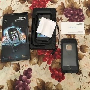 Black LifeProof case for iPhone 5 or 5s