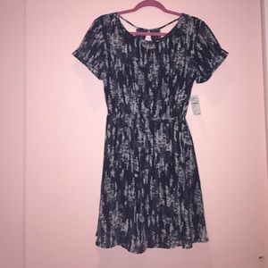 Black & White Print Dress