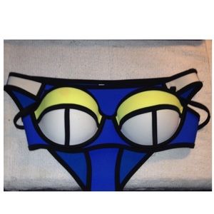 Triangl Bikini-Poppy Blue Crush